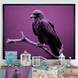 Purple Eagle S Grace At Branch Domain - Eagle Wall Decor