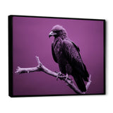 Purple Eagle S Grace At Branch Domain - Eagle Wall Decor