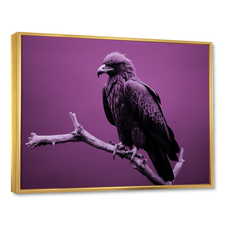 Purple Eagle S Grace At Branch Domain - Eagle Wall Decor