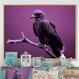 Purple Eagle S Grace At Branch Domain - Eagle Wall Decor