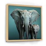 Graceful Elephants In Motion - Elephant Living Room Wall Art