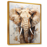 Tusked Elephant Portrait - Elephant Wall Art Prints