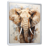 Tusked Elephant Portrait - Elephant Wall Art Prints