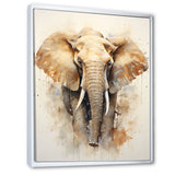 Gentle Elephant Giants - Beige Elephant Wall Art