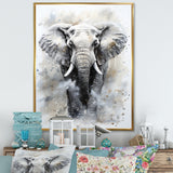 Magnific Elephant Portrait - Elephant Canvas Wall Art