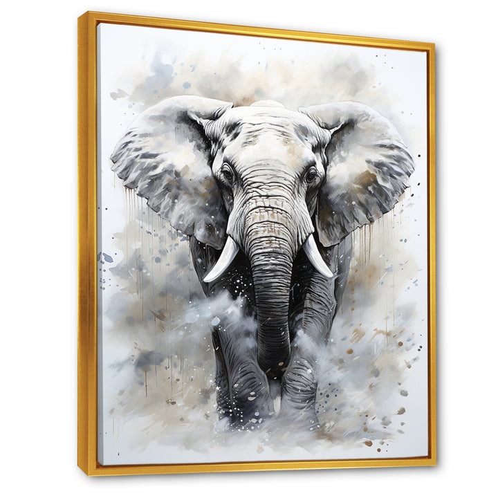 Magnific Elephant Portrait - Elephant Canvas Wall Art