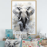 Magnific Elephant Portrait - Elephant Canvas Wall Art