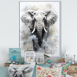 Magnific Elephant Portrait - Elephant Canvas Wall Art