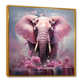 Pink Romantic Giant Elephant - Elephant Wall Decor