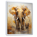 Elephant Symbolic Strength Dreams - Brown Elephant Wall Art