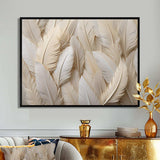 Feathery Plumes - Animals Canvas Wall Art