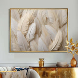 Feathery Plumes - Animals Canvas Wall Art