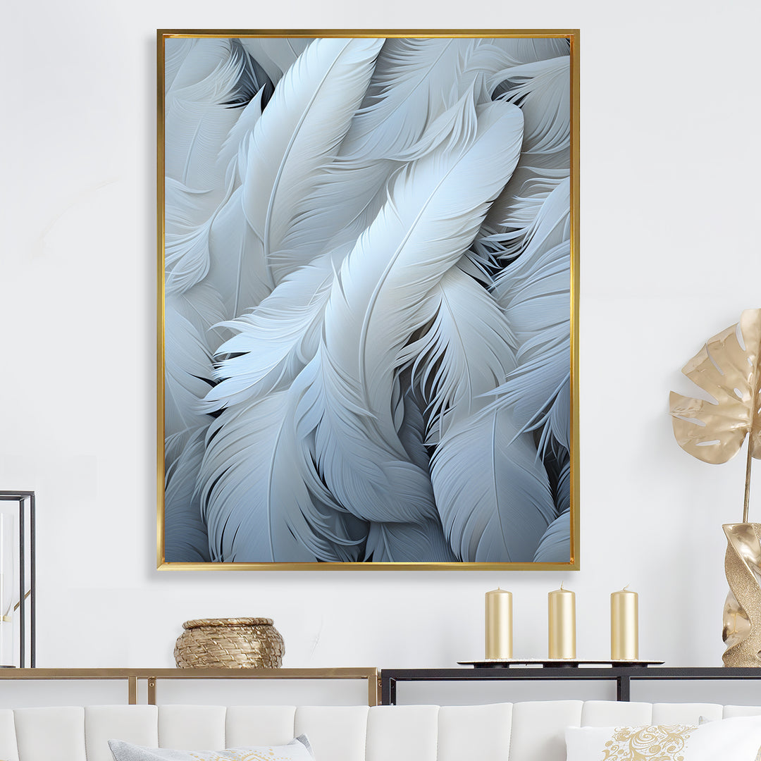 Light As A Feather - Feathers Canvas Wall Art