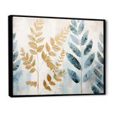 Gold Ferns Silent Getaway VI - Floral Canvas Wall Art