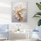 Golden Fish And Long Tails - Fish Wall Decor