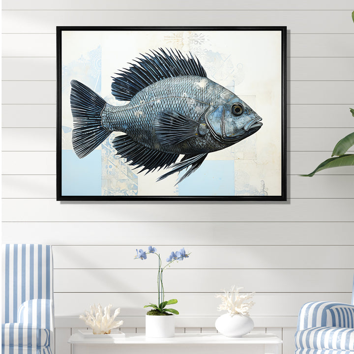 Fish In The Deep Blue - Fish Wall Art Prints