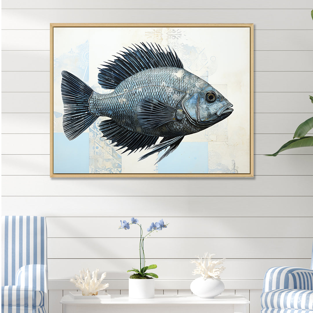 Fish In The Deep Blue - Fish Wall Art Prints