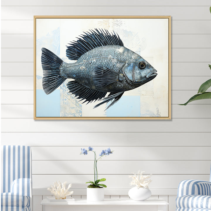 Fish In The Deep Blue - Fish Wall Art Prints