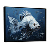 Fish In The Deep Blue
 II - Animals Canvas Wall Art