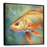 Underwater Fish Fantasy - Orange Fish Wall Art