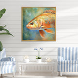 Underwater Fish Fantasy - Orange Fish Wall Art