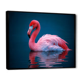 Pink Flamingo Lake Serenity - Flamingo Home Decor Art