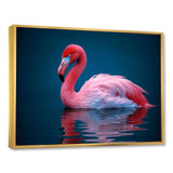 Pink Flamingo Lake Serenity - Flamingo Home Decor Art