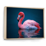 Pink Flamingo Lake Serenity - Flamingo Home Decor Art