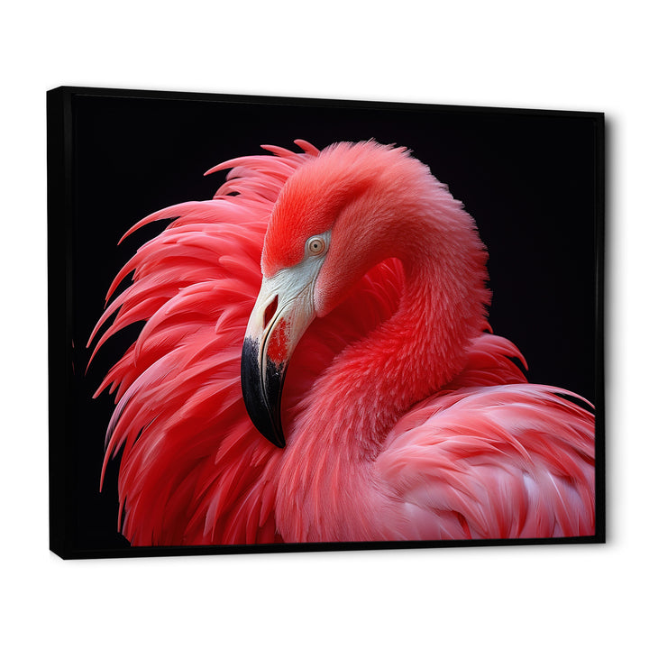 Blushing Red Flamingos - Flamingo Bedroom Wall Art