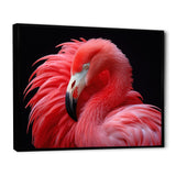 Blushing Red Flamingos - Flamingo Bedroom Wall Art