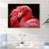 Blushing Red Flamingos - Flamingo Bedroom Wall Art