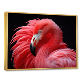 Blushing Red Flamingos - Flamingo Bedroom Wall Art