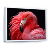 Blushing Red Flamingos - Flamingo Bedroom Wall Art
