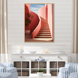 Modern Architectural Stairway Grace - Flamingo Wall Decor