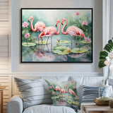 Elegant Pink Flamingo Paradise - Flamingo Wall Art Prints