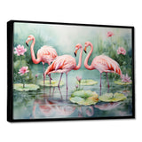 Elegant Pink Flamingo Paradise - Flamingo Wall Art Prints