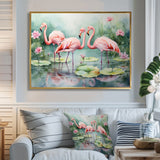 Elegant Pink Flamingo Paradise - Flamingo Wall Art Prints