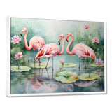 Elegant Pink Flamingo Paradise - Flamingo Wall Art Prints