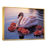 Majestic Pink Flamingo Waters - Flamingo Living Room Wall Art