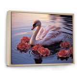 Majestic Pink Flamingo Waters - Flamingo Living Room Wall Art