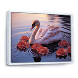 Majestic Pink Flamingo Waters - Flamingo Living Room Wall Art