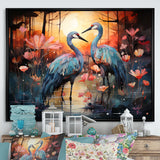 Flamingo Twilight - Flamingo Wall Decor