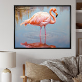 Pink Flamingo Secret Beauty - Flamingo Wall Decor