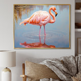 Pink Flamingo Secret Beauty - Flamingo Wall Decor