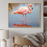Pink Flamingo Secret Beauty - Flamingo Wall Decor