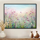 Wild Flowers Meadows - Floral Canvas Wall Art