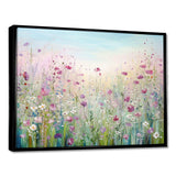 Wild Flowers Meadows - Floral Canvas Wall Art