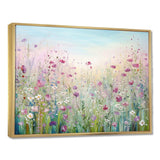 Wild Flowers Meadows - Floral Canvas Wall Art