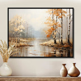 Mystic Nostalgia Autumn Forest - Landscapes Canvas Wall Art