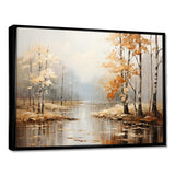 Mystic Nostalgia Autumn Forest - Landscapes Canvas Wall Art